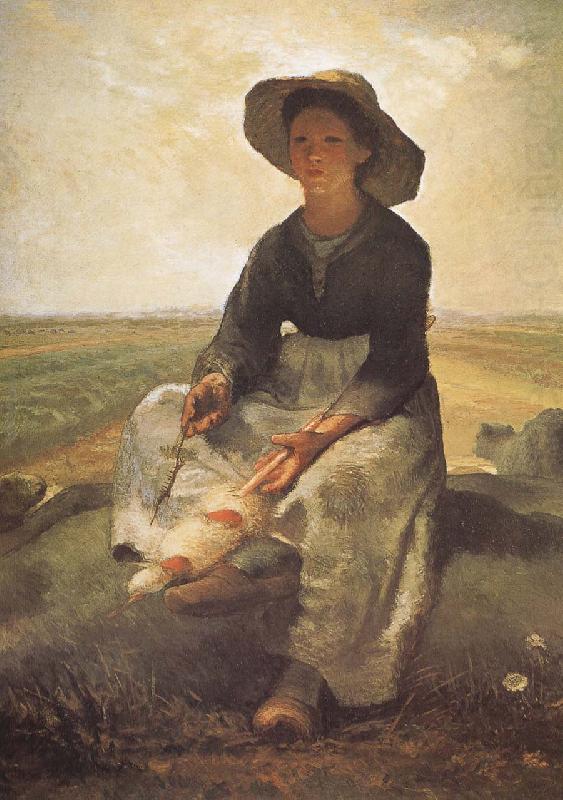 Shepherdess, Jean Francois Millet